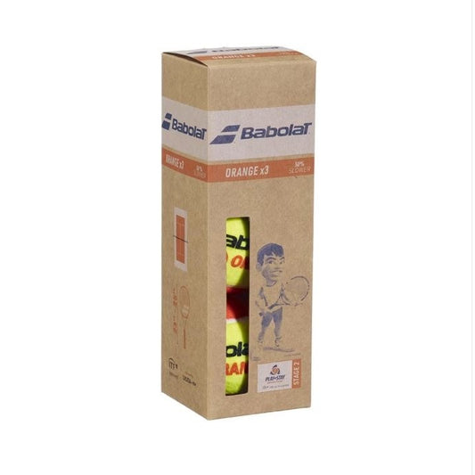 Babolat Orange Tennis Balls 3 Pack (Junior)