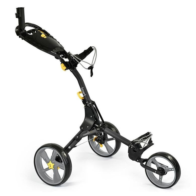iCart Compact Evo 3 Wheel Golf Push Cart *Free iCart Umbrella Holder included*