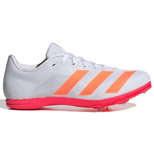 Adidas AllRoundstar Running Spikes Kid's (White Orange JR4876)