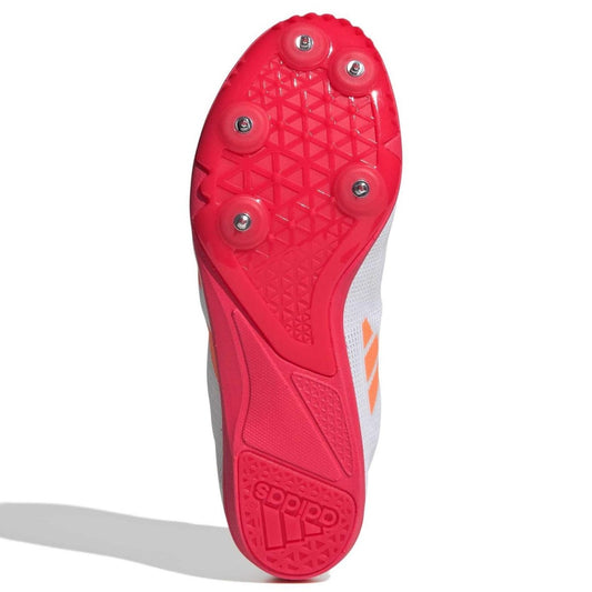 Adidas AllRoundstar Running Spikes Kid's (White Orange JR4876)