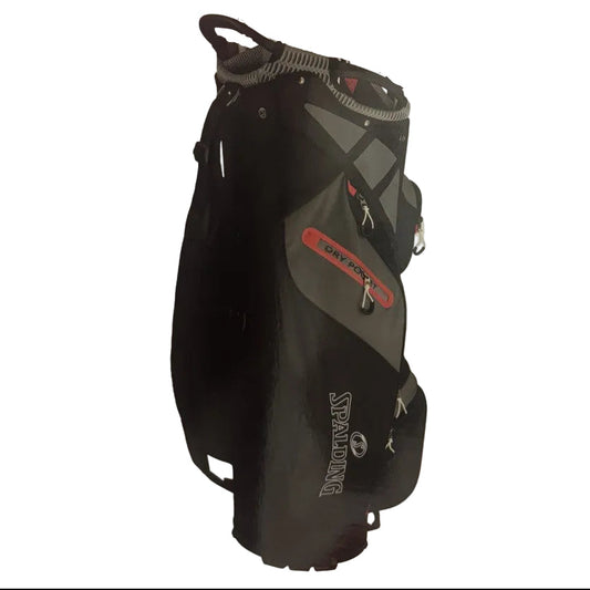 Spalding Executive Golf Cart Bag (Black Red)