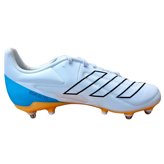 Adidas RS 15 SGElite Rugby Boots Men's (White Orange JP8790)