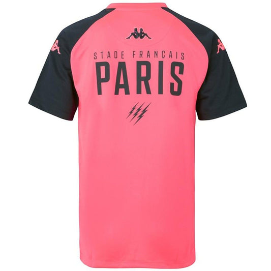 Kappa Stade Francais Pre Match Jersey Kid's (Pink Navy)