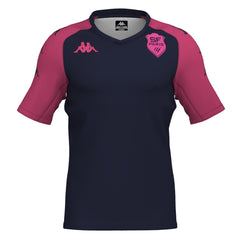 Kappa Stade Francais Training T-Shirt Men's (Navy Pink)