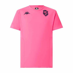 Kappa Stade Francais Paris T-Shirt Men's (Pink Navy)