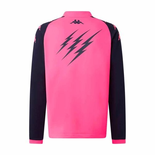 Kappa Stade Francais Half Zip Top Men's (Pink Navy)