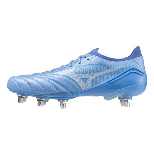 Mizuno Morelia Neo IV Elite Soft Ground Rugby Boots Men's (Celeste Blue)