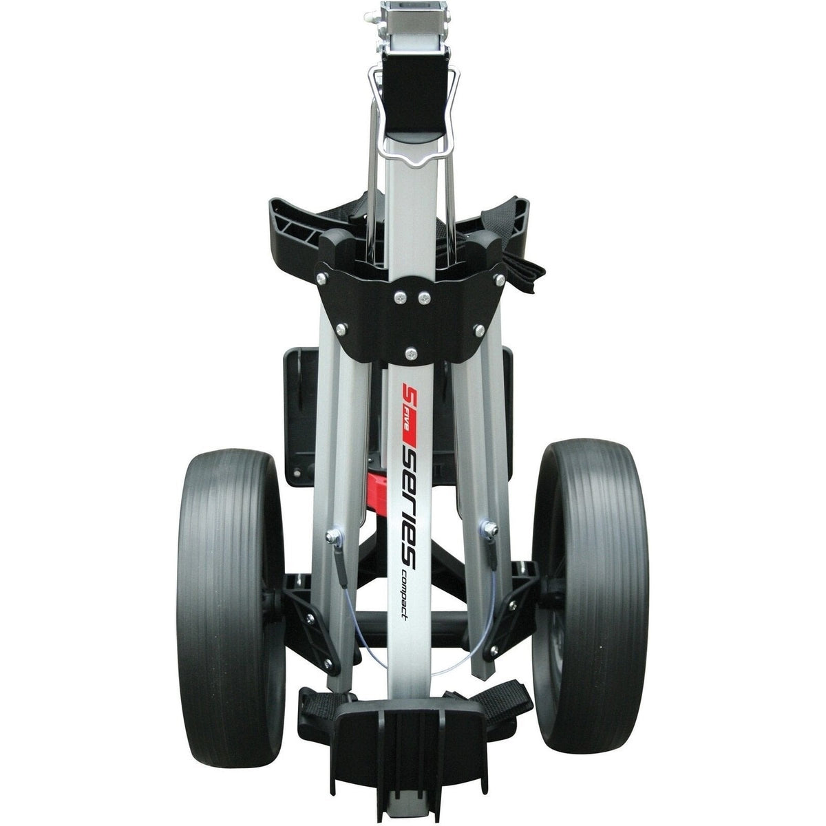 Masters 5 Series Compact 2 Wheel Pull Golf Trolley (Silver)