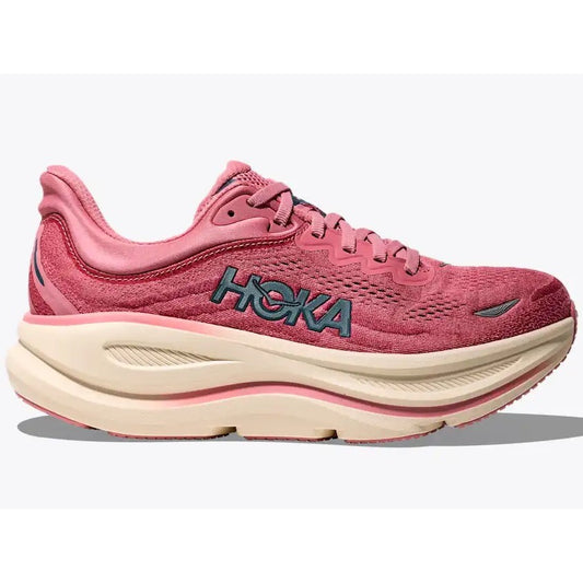 Hoka Bondi 9 Running Shoes Women's Wide (Lingonberry Cranberry LYC)