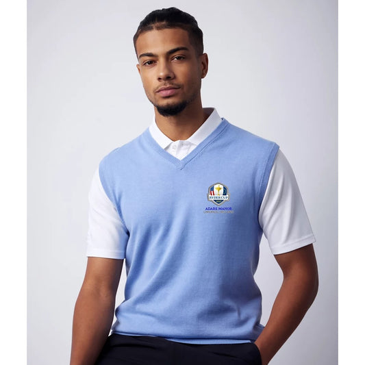 Glenmuir Ryder Cup Thorton Vest Men's (Light Blue)