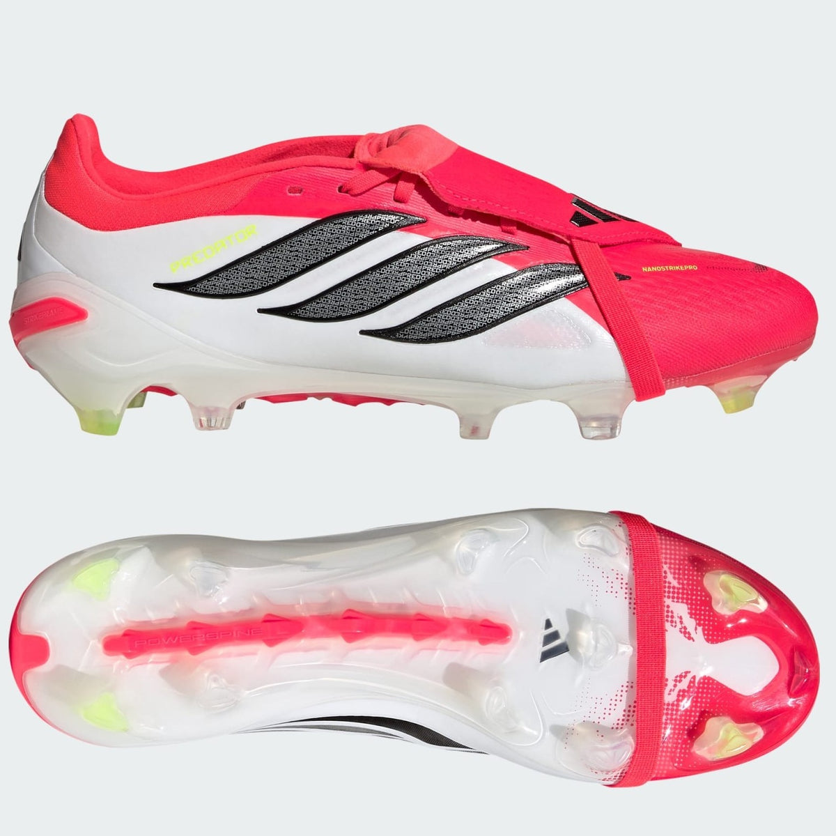 Adidas Predator Pro Fold Over Tongue FG Football Boots Men's (Red IS0950)