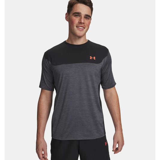 Under Armour Tech Utility T-Shirt Men's (Black Venom Red 002)