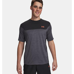 Under Armour Tech Utility T-Shirt Men's (Black Venom Red 002)