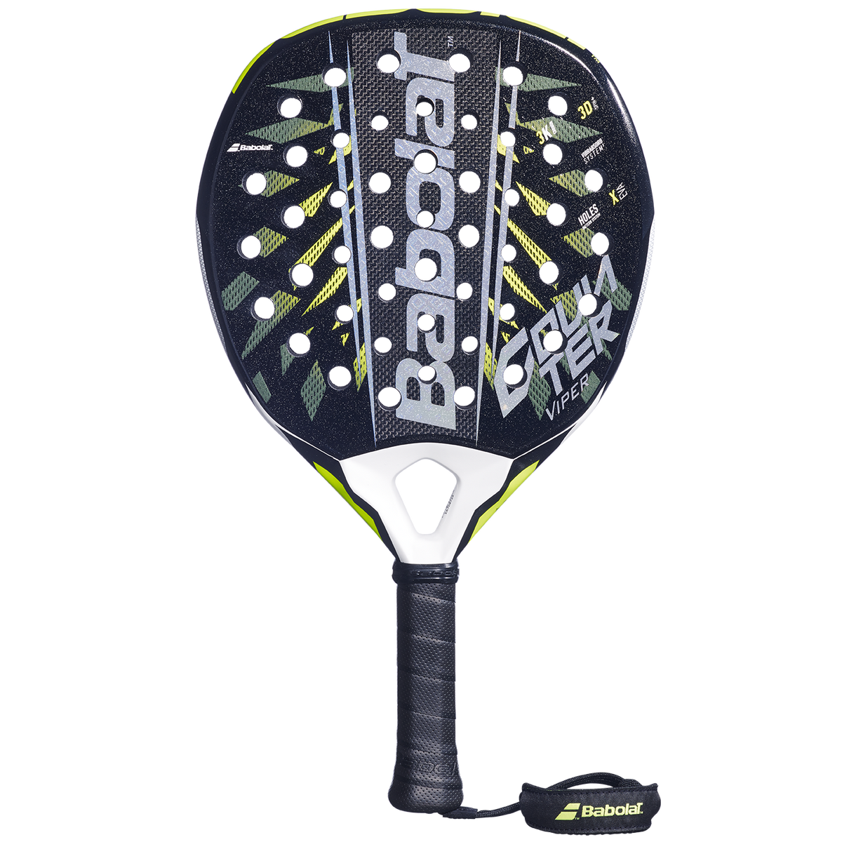 Babolat Counter Viper 2.6 Padel Racket (Black Yellow 150177)