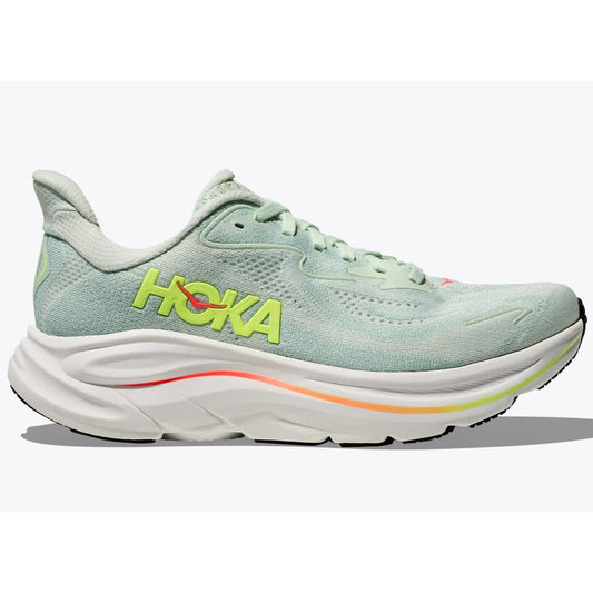 Hoka Clifton 10 Running Shoes Women's (Sea Glass Neon)