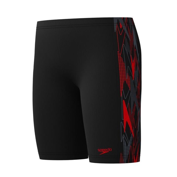 Speedo Plastisol Placement Jammer Junior (Black Red)