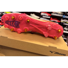 Mizuno Alpha III Elite Mix Football Boots Men's (White Fuschia Pink)