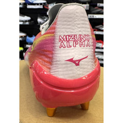 Mizuno Alpha III Elite Mix Football Boots Men's (White Fuschia Pink)