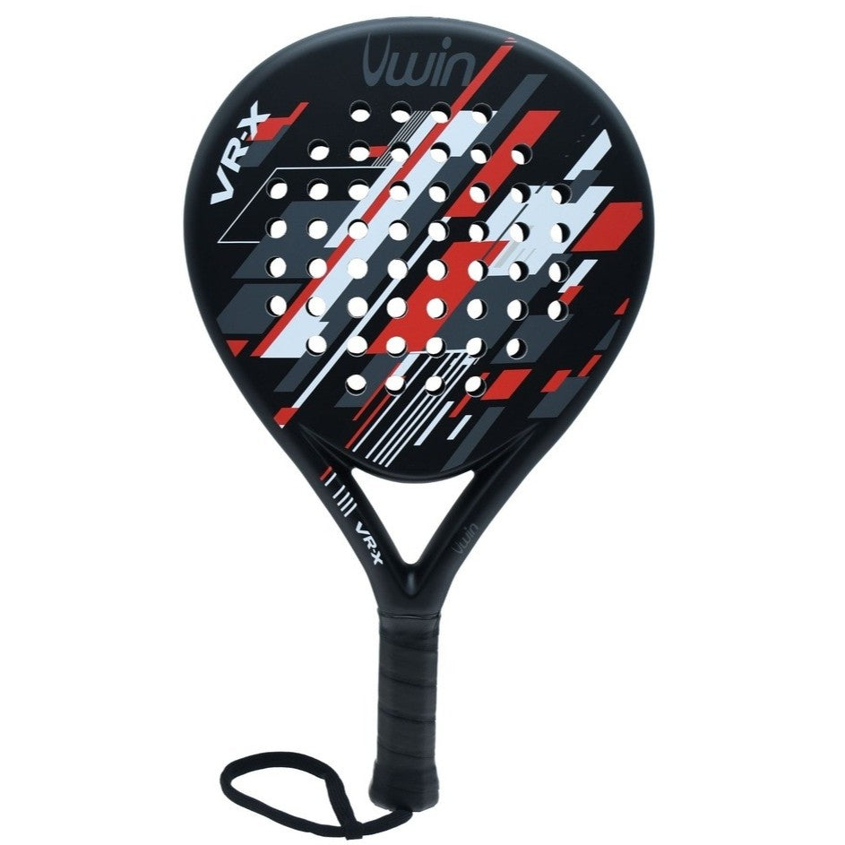 Uwin VR-X Padel Racket Unisex (Black Red)