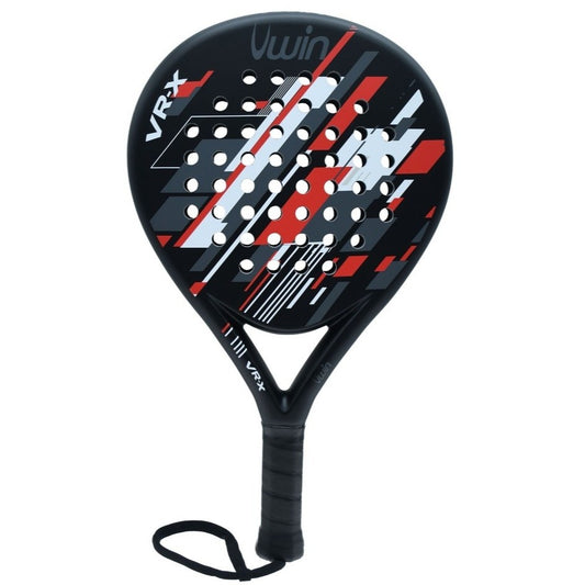 Uwin VR-X Padel Racket Unisex (Black Red)