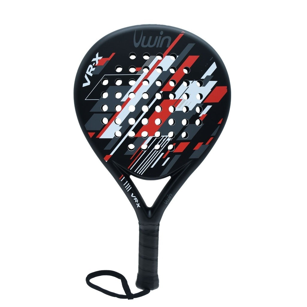 Uwin VR-X Padel Racket Unisex (Black Red)