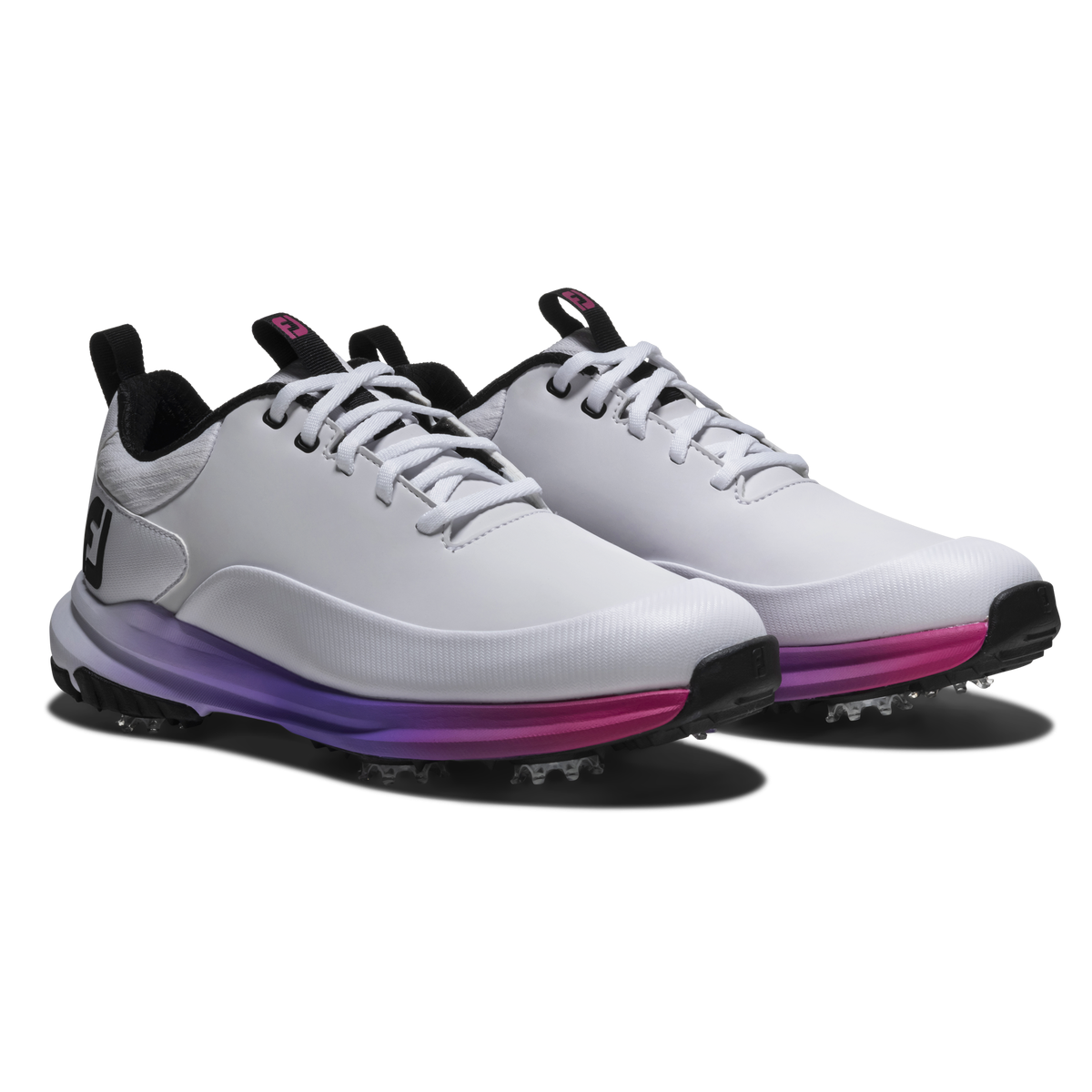 Footjoy Tour Rival Golf Shoes Women's Wide (White Purple Pink)
