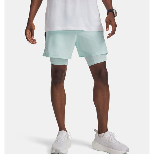 Under Armour Launch 5" 2in1 Shorts Men's (Mint 703)