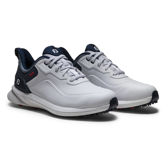 Footjoy Pro SL Spikeless 26 Golf Shoes Men's (White Navy Red)