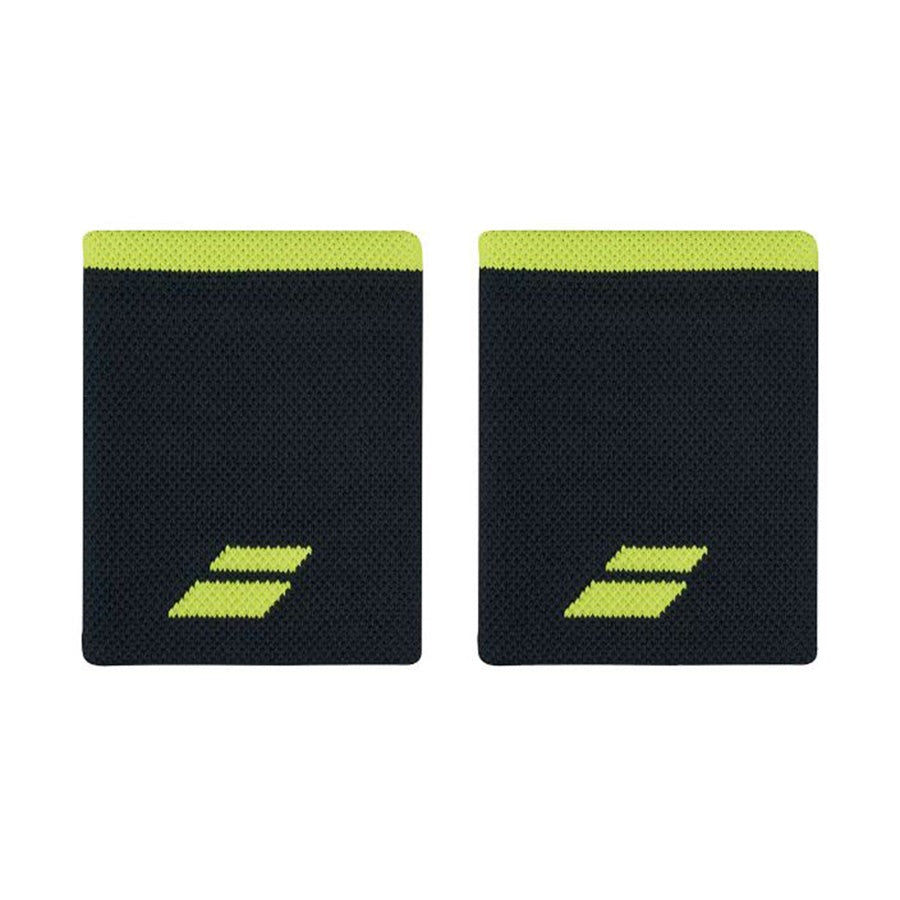 Babolat Logo Jumbo Wristband (Aero Grey Yellow 5UB1262)