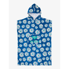 Roxy Stay Magical Printed Poncho Towel Women's (Blue White XBBK)