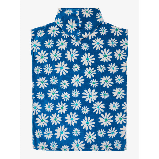 Roxy Stay Magical Printed Poncho Towel Women's (Blue White XBBK)