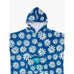 Roxy Stay Magical Printed Poncho Towel Women's (Blue White XBBK)