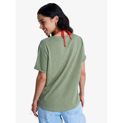 Roxy Oceanwave Regular Slub T-Shirt Women's (Oil Green GLD0)