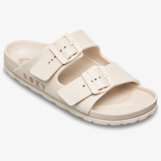 Roxy Kattie Sliders Women's (Taupe Cream TAU)