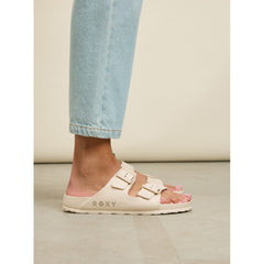 Roxy Kattie Sliders Women's (Taupe Cream TAU)