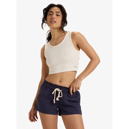 Roxy Oceanside Pull on Beachy Shorts Women's (Mood Indigo BSP0)