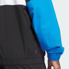 Adidas Beyond Twistweave Full Zip Jacket Men's (Black White Blue JZ7004)
