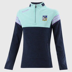 O'Neills Limerick GAA Sedona 184 Half Zip Girl's (Marine Green Purple)