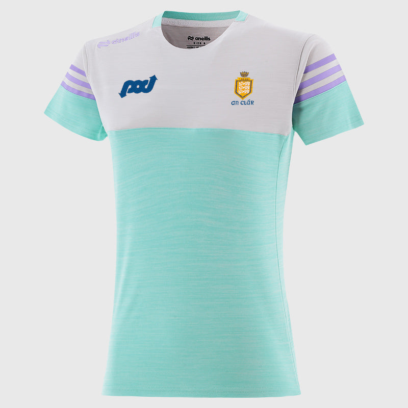 O'Neills Clare GAA Sedona 060 T-Shirt Women's (Grey Green)