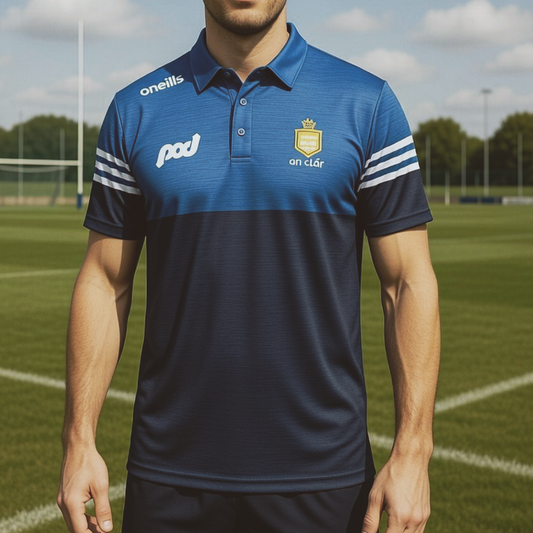O'Neills Clare GAA Sedona 061 Polo Shirt Men's (Marine)