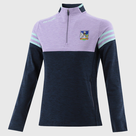 O'Neills Limerick GAA Sedona 184 Half Zip Women's (Marine Purple Green)