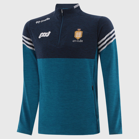 O'Neills Clare GAA Sedona 184 Half Zip Top Kid's (Navy Blue)