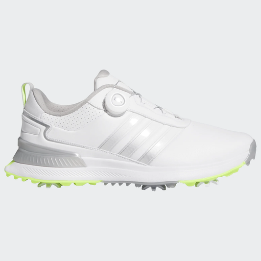 Adidas R2C BOA Golf Shoes Men's (White Silver Lemon JQ1022)