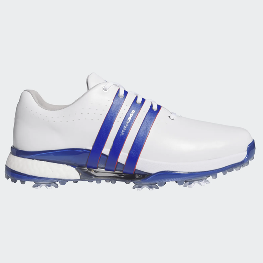 Adidas Tour360 24 Golf Shoes Men's (White Royal Blue Scarlet HQ0043)