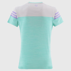 O'Neills Limerick GAA Sedona 060 T-Shirt Ladies (Mint White Purple)