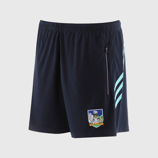 O'Neills Limerick GAA Sedona 049 Shorts Girl's (Marine Green Purple)