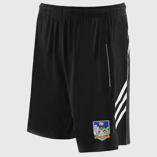O'Neills Limerick Sedona 049 Poly Shorts Mens (Black White)