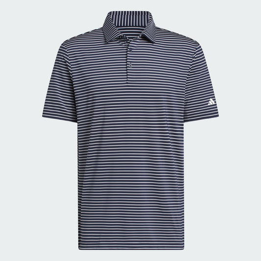 Adidas 2 Colour Stripe Polo Shirt Men's (Navy White JY5437)