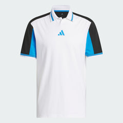 Adidas Beyond Vent Twistknit Polo Shirt Men's (White Black JYS422)