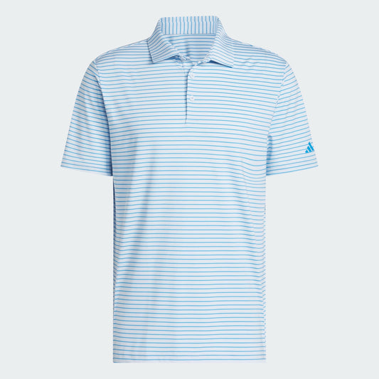 Adidas 2 Colour Stripe Polo Shirt Men's (Blue KB6790)